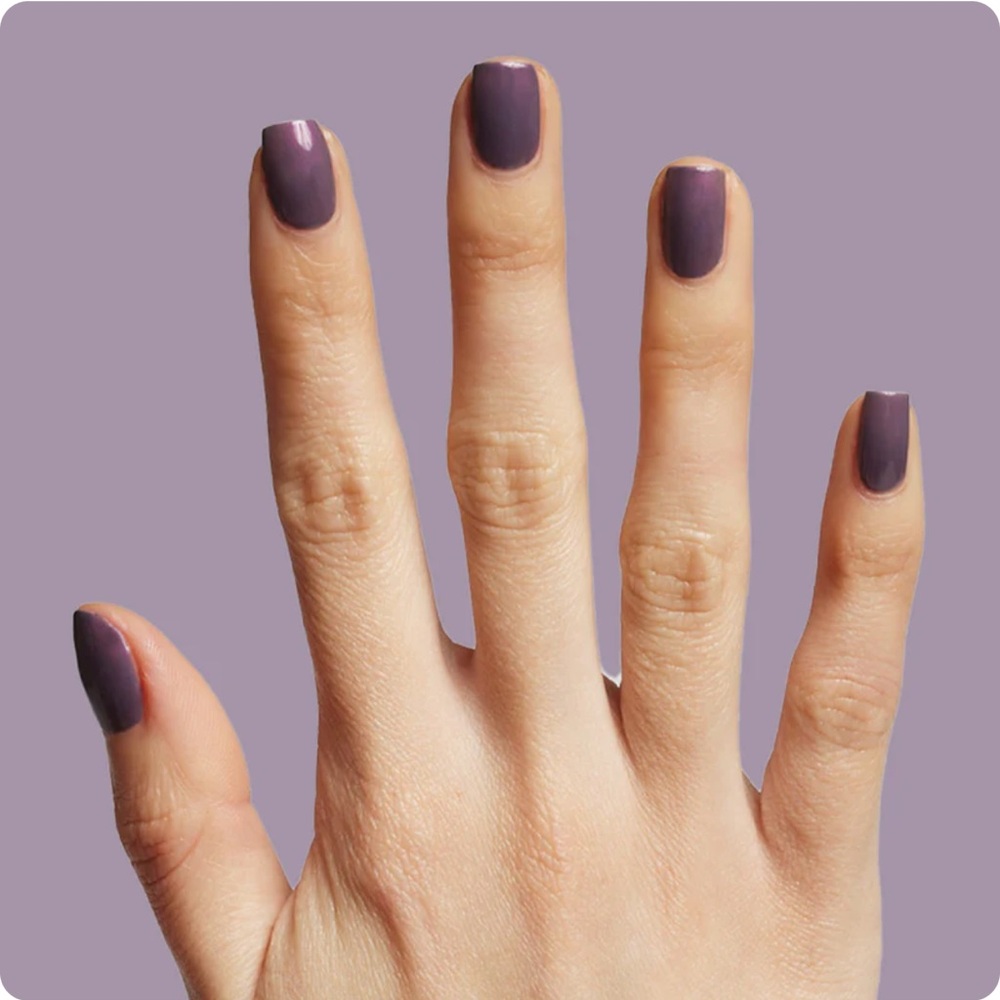 Twilight | Olive & June Quick Dry Nail Polish, Deep Purple Mauve, 0.3 oz. - Picture 3 of 4